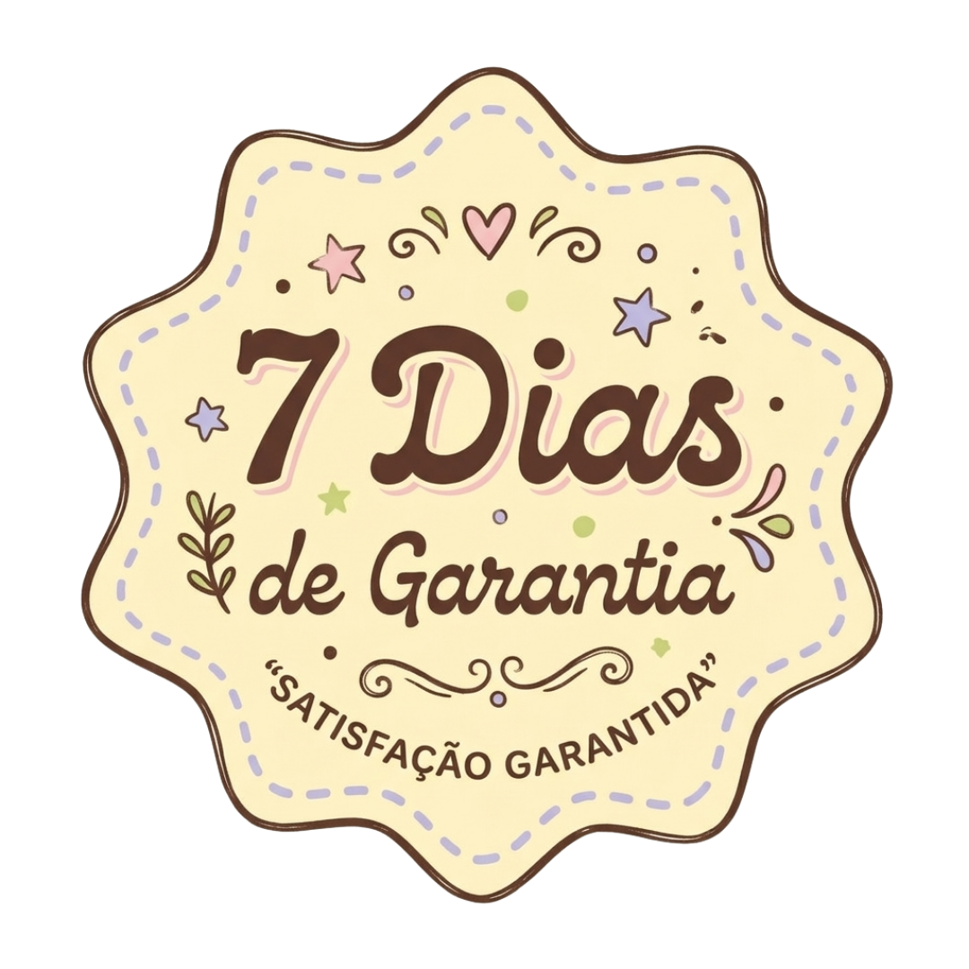 7 dias de garantia — satisfação garantida